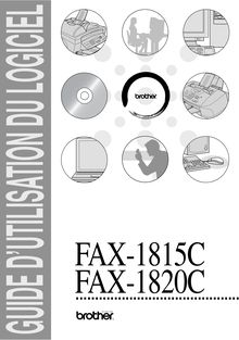 Guide du logiciel - FAX Brother FAX-1820C