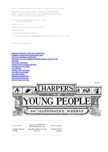 Harper s Young People, February 17, 1880 - An Illustrated Weekly