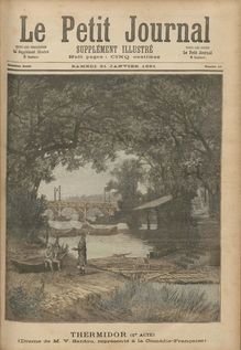 LE PETIT JOURNAL SUPPLEMENT ILLUSTRE  N° 10 du 31 janvier 1891