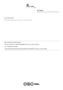 Le Creusot - article ; n°243 ; vol.43, pg 255-274