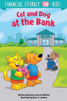 CAT AND DOG AT THE BANK