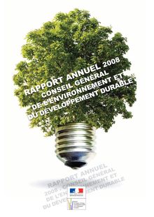 Rapport annuel 2008 du Conseil général de l environnement et du développement durable