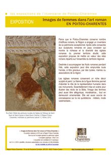 Exposition "Images de femmes dans l art roman en Poitou-Charentes"