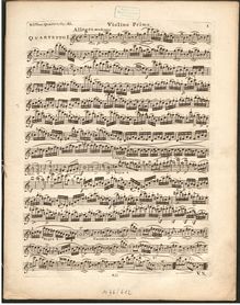 Partition parties complètes (colour scan), 3 corde quatuors, Op.41