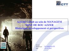 C.T.T. Mine de Bou-Azzer