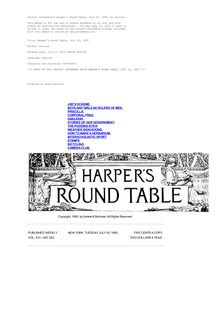 Harper s Round Table, July 30, 1895