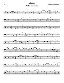 Partition viole de basse 1, Motets, Ferrabosco Sr., Alfonso par Alfonso Ferrabosco Sr.