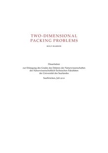 Two-dimensional packing problems [Elektronische Ressource] / Rolf Harren