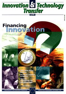 Innovation & Technology Transfer 6/97. Financing Innovation