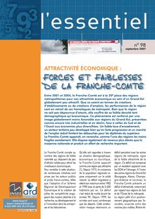 Attractivité économique : forces et faiblesses de la Franche-Comté