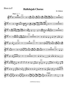 Partition cor (F), Messiah, Handel, George Frideric