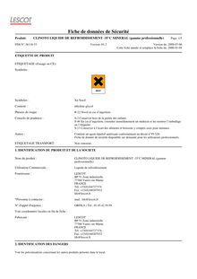 [FR] - CLINOTO LIQUIDE DE REFROIDISSEMENT -35°C MINERAL (gamme ...