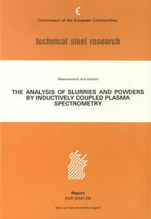 The analysis of slurries and powders by inductively coupled plasma spectrometry