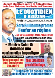 Le Quotidien d’Abidjan n°2833 – du Jeudi 30 avril 2020