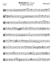 Partition ténor viole de gambe 1, alto clef, Gradualia II, Gradualia: seu cantionum sacrarum, liber secundus