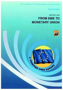 From EMS to monetary union
