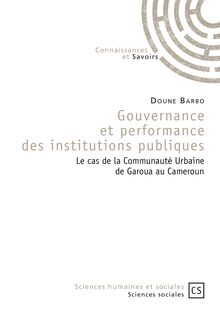 Gouvernance et performance des institutions publiques