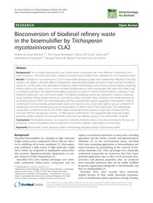 Bioconversion of biodiesel refinery waste in the bioemulsifier by Trichosporon mycotoxinivorans CLA2