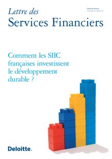 Comment les SIIC françaises investissent le développement durable ?