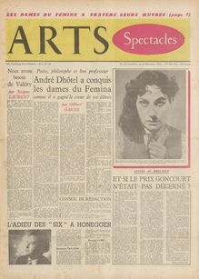 ARTS N° 544 du 30 novembre 1955