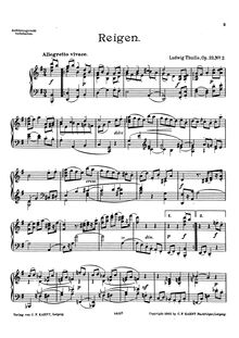 Partition , Reigen (monochrome), 3 Piano pièces, Op.33, 3 Klavierstücke, Op.33