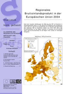 Regionales Bruttoinlandsprodukt in der Europäischen Union 2004
