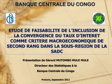 CENTRAL BANK OF CONGO