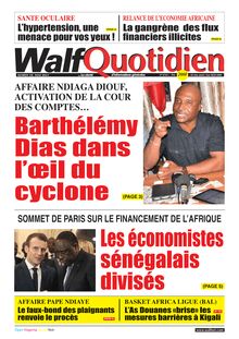 Walf Quotidien n°8743 - du mardi 18 mai 2021