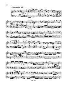 Partition , Concerto en G minor, BWV 983, 16 Konzerte nach verschiedenen Meistem