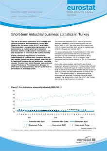 Short-term industrial business statistics in Turkey