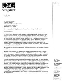 FDIC Federal Register Citations, Public Comment