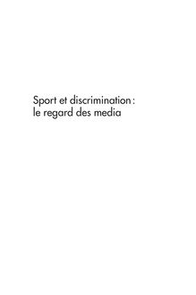 Sport et discrimination : le regard des media