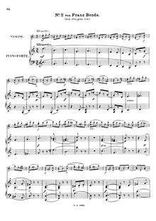 Partition complète (aussi Piano , partie), Caprice en C major