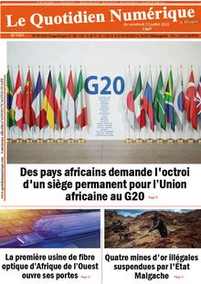 Le Quotidien Numérique d’Afrique n°1991 - du vendredi 22 juillet 2022