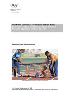 Collection of sports medicine and sports sciences médecine