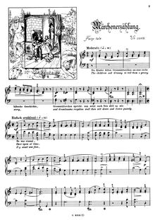 Partition , Märchenerzählung - Fairy tale - Un conte, Musikalisches Bilderbuch, Op.41