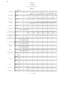 Partition Act IV, Étienne Marcel, Opéra en quatre actes, Saint-Saëns, Camille