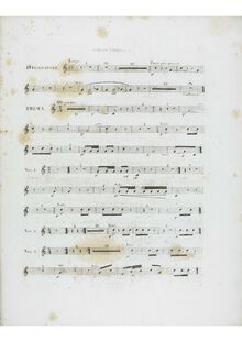 Partition cor 1 (B♭), Variations on  La Ci Darem la Mano , B♭ major