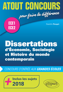 Dissertations d'ESH - prépas ECE1 et ECE2 - inclus les sujets 2018