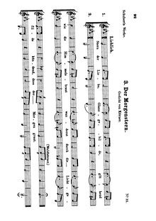 Partition Vocal score, Der Morgenstern, D.203, The Morning Star
