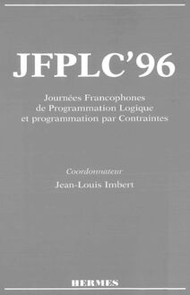 JFPLC  96 : Journées Francophones de Programmation Logique et Programmation par contraintes