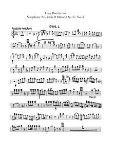 Partition hautbois 1, 2, 4 Symphonies, G.515-518 (Op.37), 1. C major2. D major3. D minor4. A major