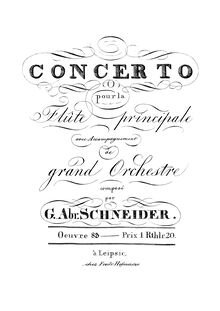 Partition flûte solo (600 dpi monochrome), Concertos pour vents, Opp.83-90