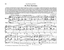 Partition complète, Fest-Hymnus, Op.20, Piutti, Carl