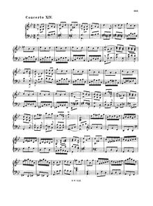Partition , Concerto en G minor, BWV 985, 16 Konzerte nach verschiedenen Meistem