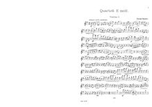 Partition parties complètes, corde quatuor, E minor, Heubner, Konrad