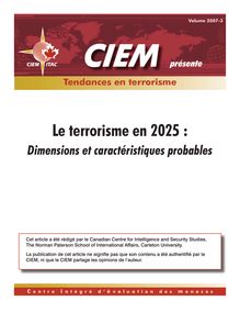 Carleton_2_2007_Vol_3_FR_Le terrorisme en 2025_FINAL.indd