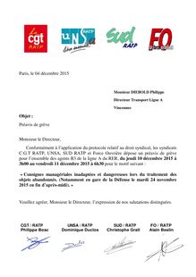 RER A : préavis de grève déposé par les syndicats de la RATP