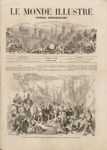 LE MONDE ILLUSTRE  N° 111 du 28 mai 1859