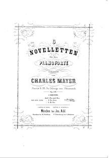 Partition complète, 6 Novelletten, Mayer, Charles